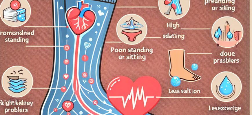 Причины отеков ног: почему отекают ноги внизу и как это предотвратить