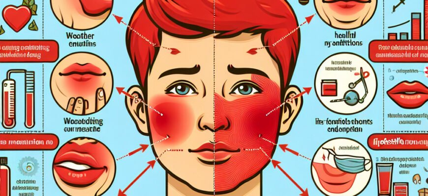 Причины покраснения щек: что вызывает это и как с этим бороться?