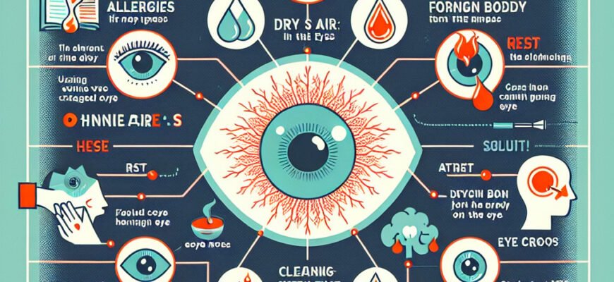 Причины жжения в глазах: основные факторы и способы устранения