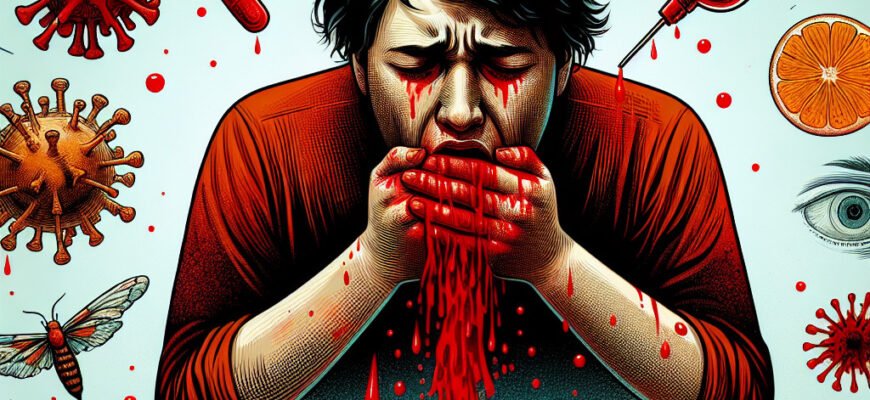 Причини та небезпеки кров’яної блювоти: чому людина ригає кров’ю Причини та небезпеки кров’яної блювоти: чому людина ригає кров’ю