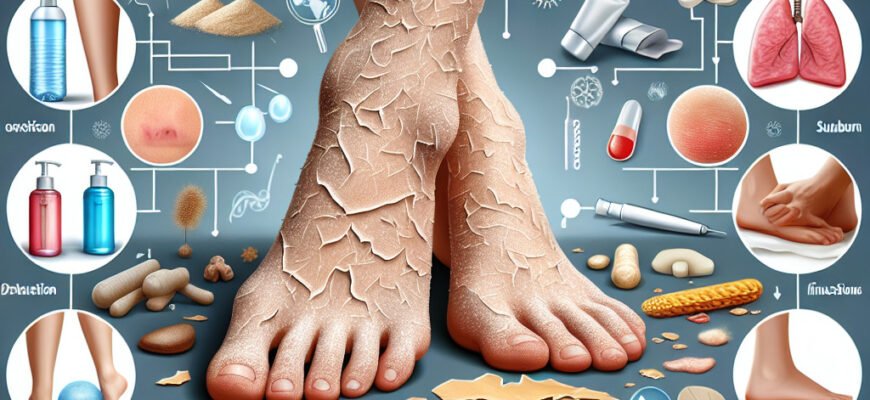 Причини та рішення: чому лущиться шкіра на ногах і як з цим боротися Причини та рішення: чому лущиться шкіра на ногах і як з цим боротися