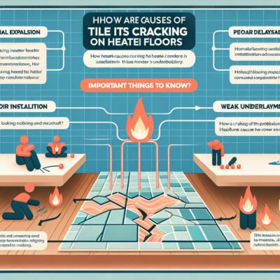 Причини тріскання плитки на теплій підлозі: що варто знати?