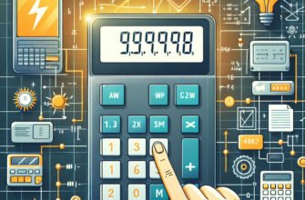 Расчёт: Сколько Ватт в 1 Ампере? Онлайн Калькулятор для Расчётов