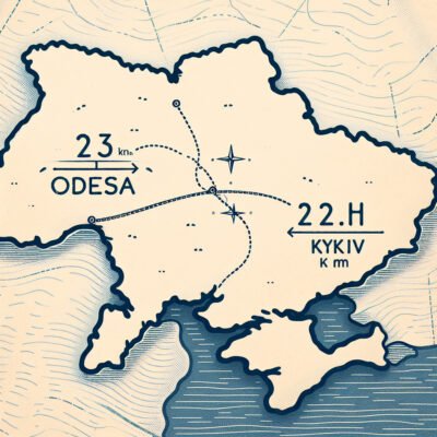 Расстояние от Одессы до Киева: Сколько километров между городами?