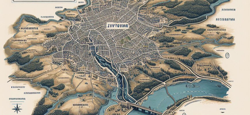 Размещение города Житомир: географическое расположение и особенности