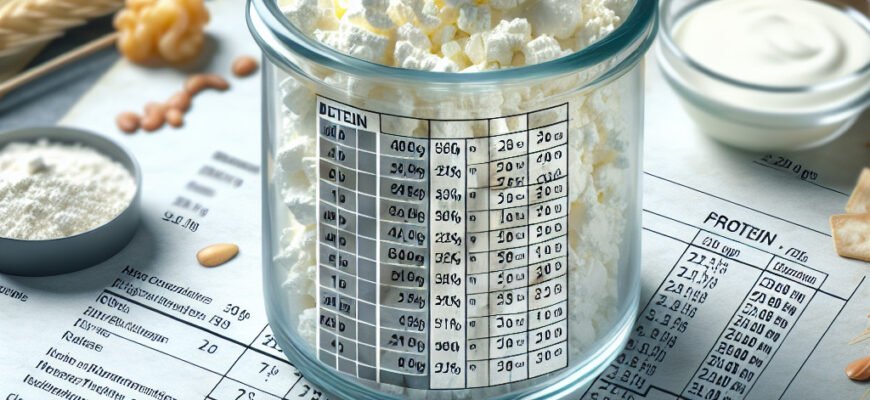 Сколько белка содержится в 100 граммах творога: подробный анализ