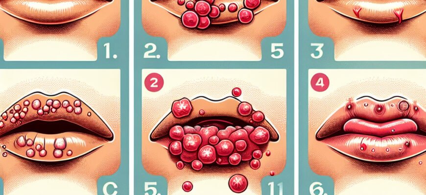 Сколько дней заразен герпес на губах: подробное руководство