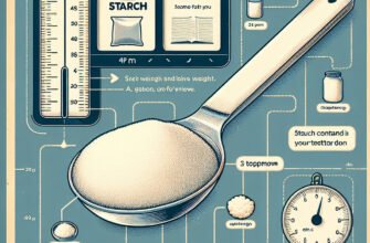 Сколько грамм крахмала содержится в столовой ложке: подробный обзор