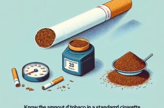 Сколько грамм табака содержится в стандартной сигарете? Узнайте здесь!