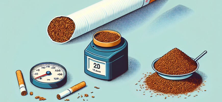 Сколько грамм табака содержится в стандартной сигарете? Узнайте здесь!
