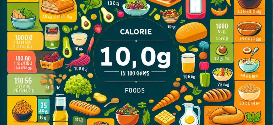 Сколько калорий содержится в 100 граммах: подробный разбор продуктов
