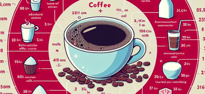 Сколько калорий содержится в одной чашке кофе: полный разбор