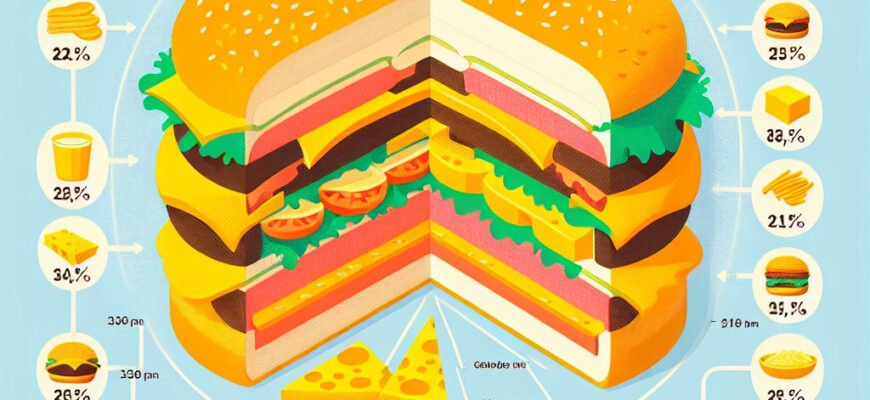 Сколько калорий в чизбургере: подробный разбор и советы по питанию