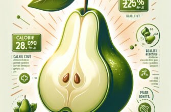 Сколько калорий в груше: подсчет калорийности и полезные свойства