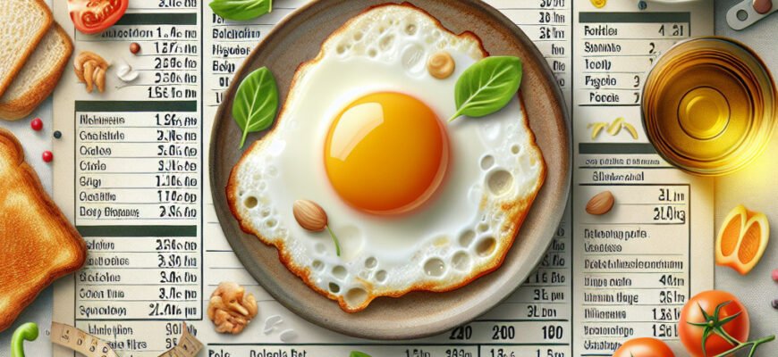 Сколько калорий в яичнице: подробный разбор и полезные советы