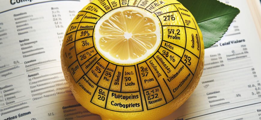 Сколько калорий в лимоне: полное руководство по питательной ценности