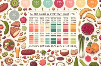 Сколько калорий в повседневных продуктах: полное руководство для вас