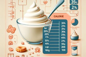 Сколько калорий в сметане: подробный анализ и таблица калорийности