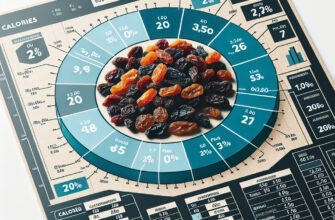 Сколько калорий в изюме: подробный анализ и пищевая ценность