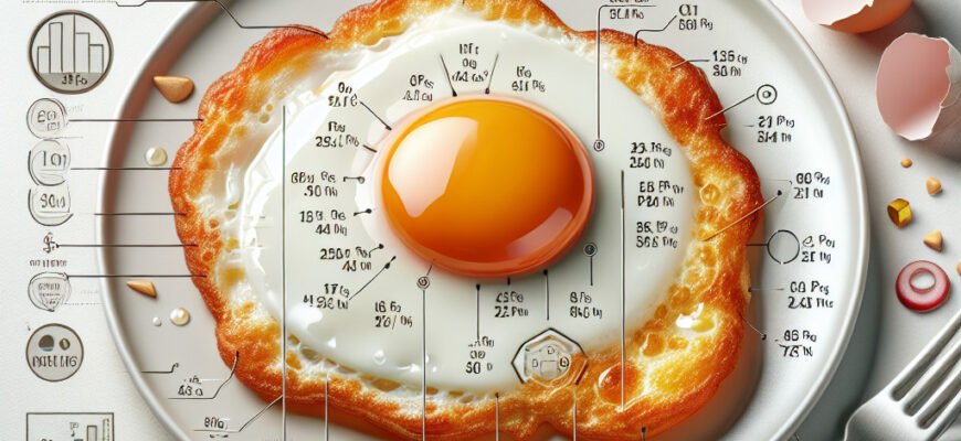 Сколько калорий в жареном яйце: подробный разбор и советы по диете