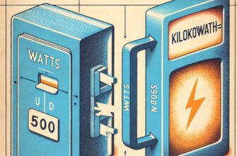 Сколько кВтч в 500 Вт: Понимание мощности и энергии в час