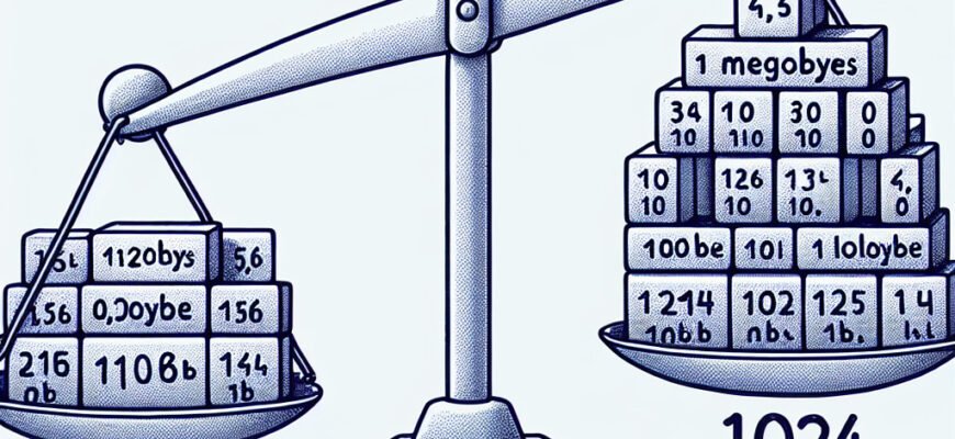 Сколько килобайт в 1 мегабайте: простое объяснение и расчет Сколько килобайт в 1 мегабайте: простое объяснение и расчет