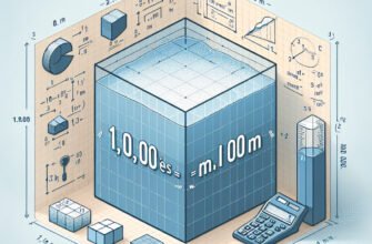 Сколько литров в одном кубометре: точный объем и расчет объема