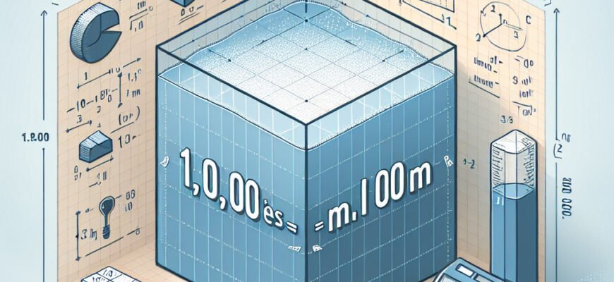 Сколько литров в одном кубометре: точный объем и расчет объема Сколько литров в одном кубометре: точный объем и расчет объема