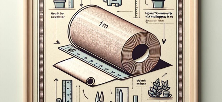 Сколько метров в рулоне обоев шириной 1 метр: полезные советы
