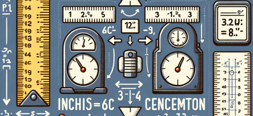 Сколько сантиметров в одном дюйме: точный ответ и объяснение
