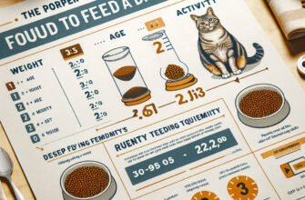 Сколько сухого корма давать коту: таблица кормления и рекомендации