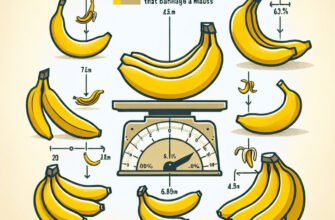 Сколько весит банан: средний вес и факторы, влияющие на массу фрукта