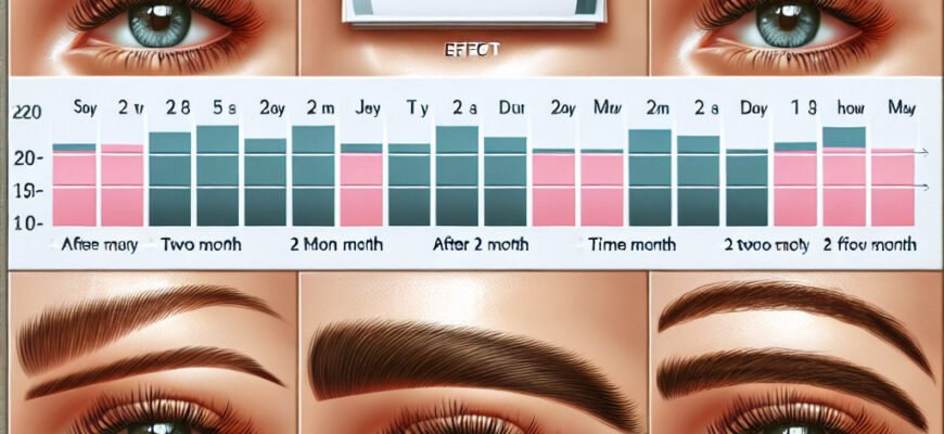 Сколько времени держится эффект ламинирования бровей: подробности