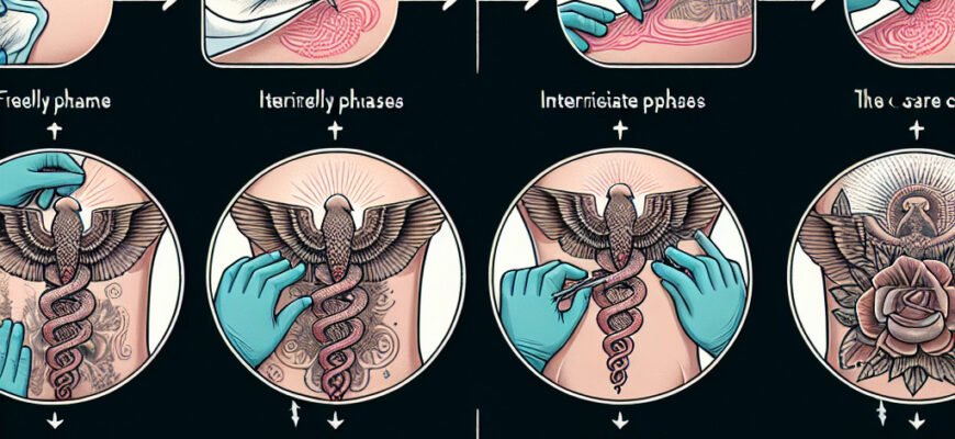 Сколько времени заживает тату: этапы и уход за новой татуировкой