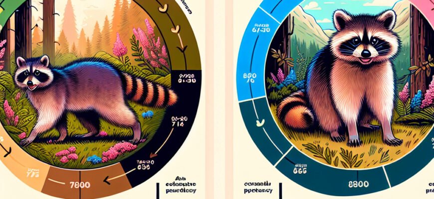 Сколько живёт енот: продолжительность жизни в дикой природе и дома