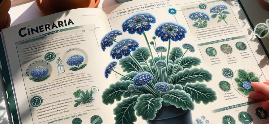 Цинерарія: Повний гід з догляду та вирощування в домашніх умовах
