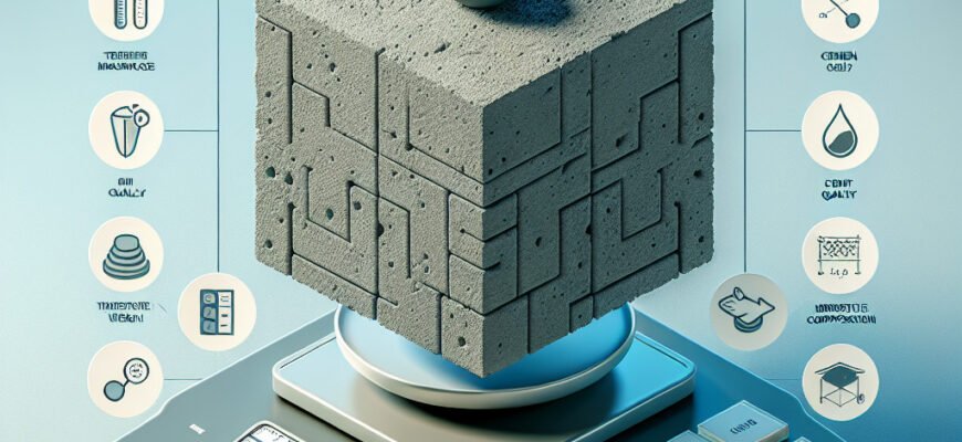 «Узнайте, сколько весит куб бетона: подробный разбор массы и факторов»