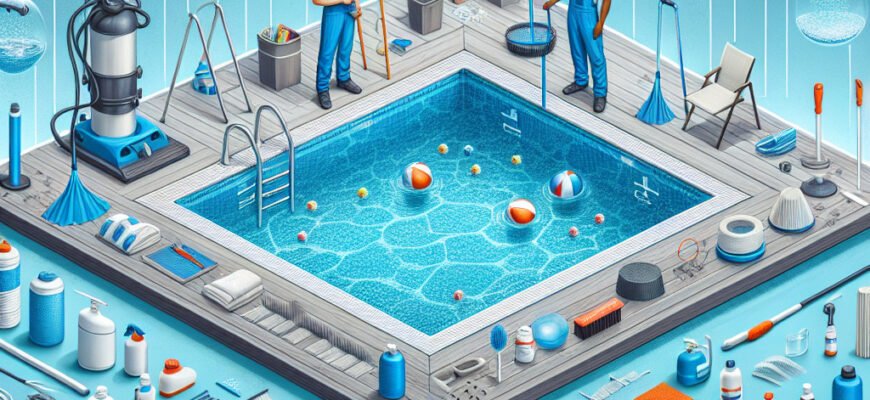 Як забезпечити ідеальний догляд за басейном: поради та рекомендації