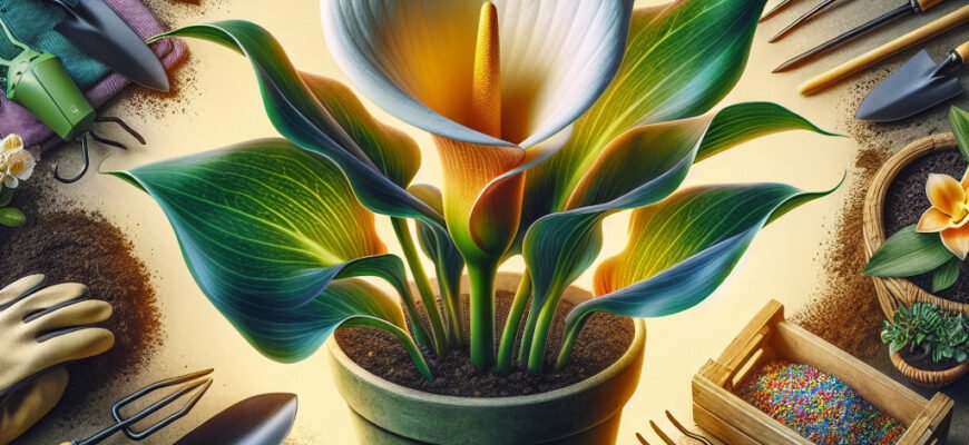 Зантедескія: комплексний догляд за квіткою для пишного цвітіння Зантедескія: комплексний догляд за квіткою для пишного цвітіння