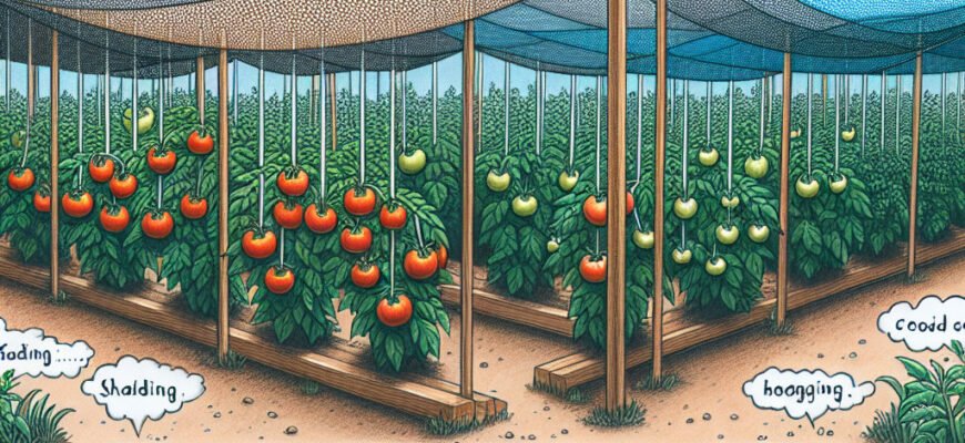 Затеняющая сетка для помидоров: какой процент выбрать для защиты?