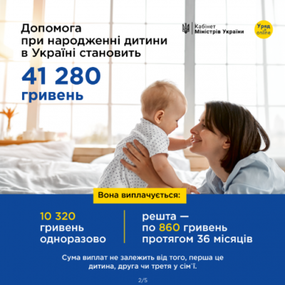Оформлення допомоги при народженні дитини 2024: покрокова інструкція