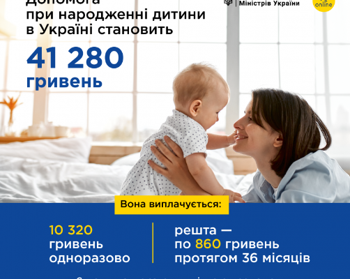 Оформлення допомоги при народженні дитини 2024: покрокова інструкція