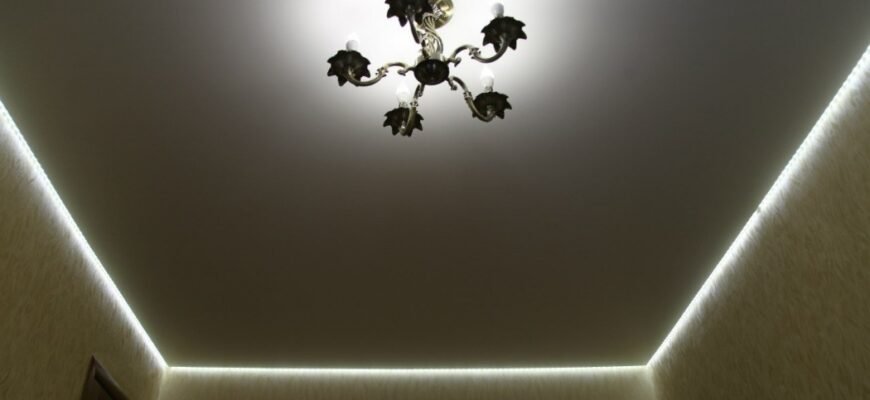 Як зробити ефективну підсвітку на стелі: покрокова інструкція