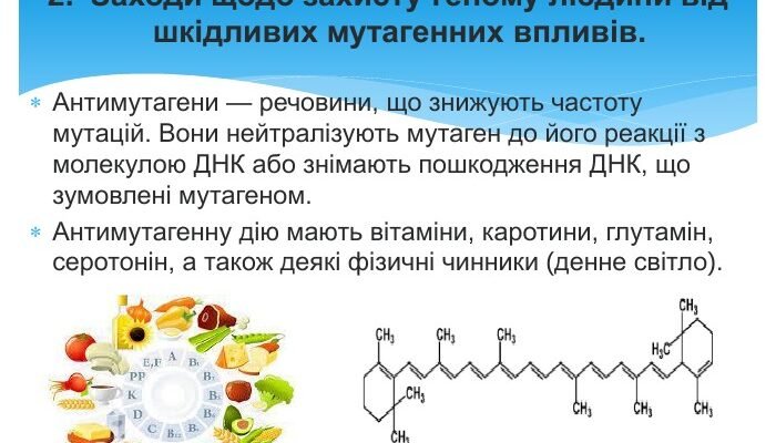Антимутагени: як захистити свій організм від мутацій на клітинному рівні