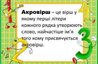 Що таке акровірш: визначення, приклади та особливості цього жанру