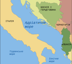 Де знаходиться Адріатичне море: розташування та країни узбережжя