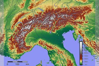 Де знаходяться Альпи: географічне розташування відомих гір Європи
