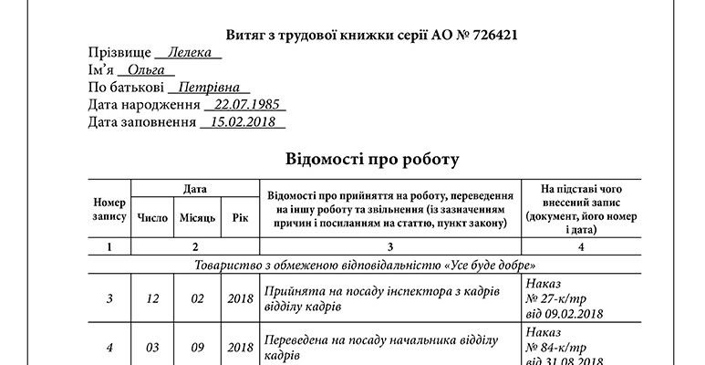 Як самостійно отримати витяг з трудової книжки: покрокова інструкція