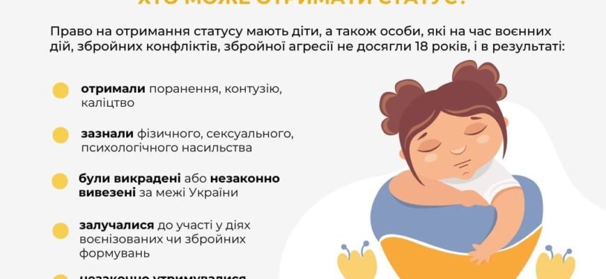 Оформлення допомоги дітям війни: покрокова інструкція та поради