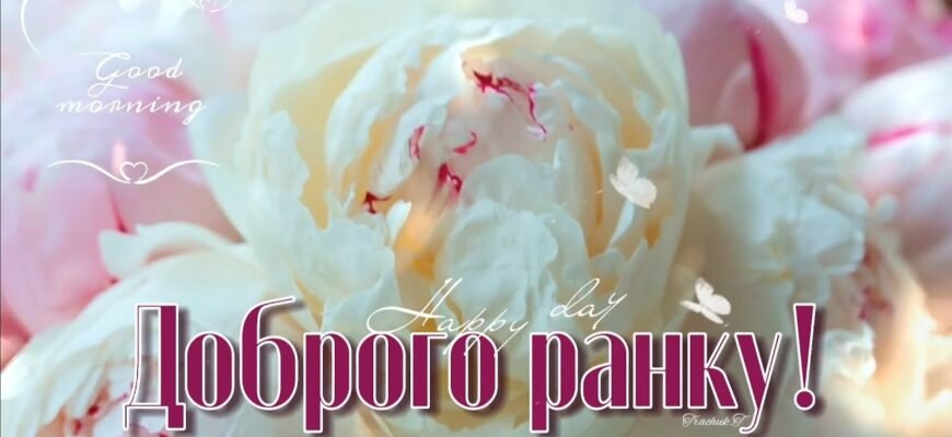 Бажаю прекрасного ранку, чудового настрою!